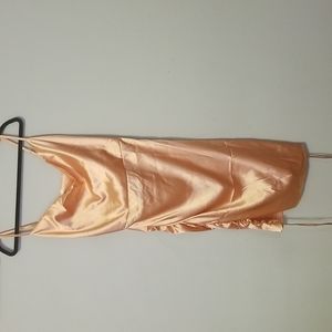 Blush Pink Ruched Dress